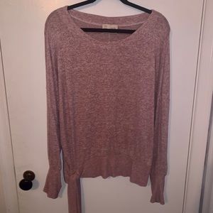 Anthropologie long sleep lounge knit w/ front tie